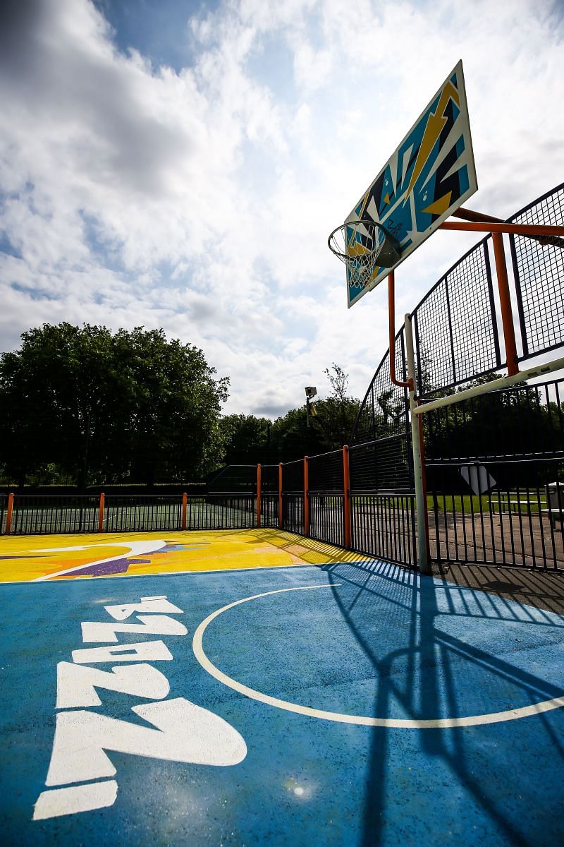 Summerfield Park Community Basketball Court Revamped To Launch Birmingham 2022 Commonwealth Games Regional Ballot Opening.