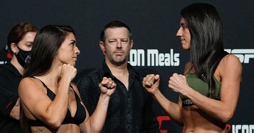 Mackenzie Dern (left), Marina Rodriguez (right) [Image courtesy: @mackenziedern on Instagram]