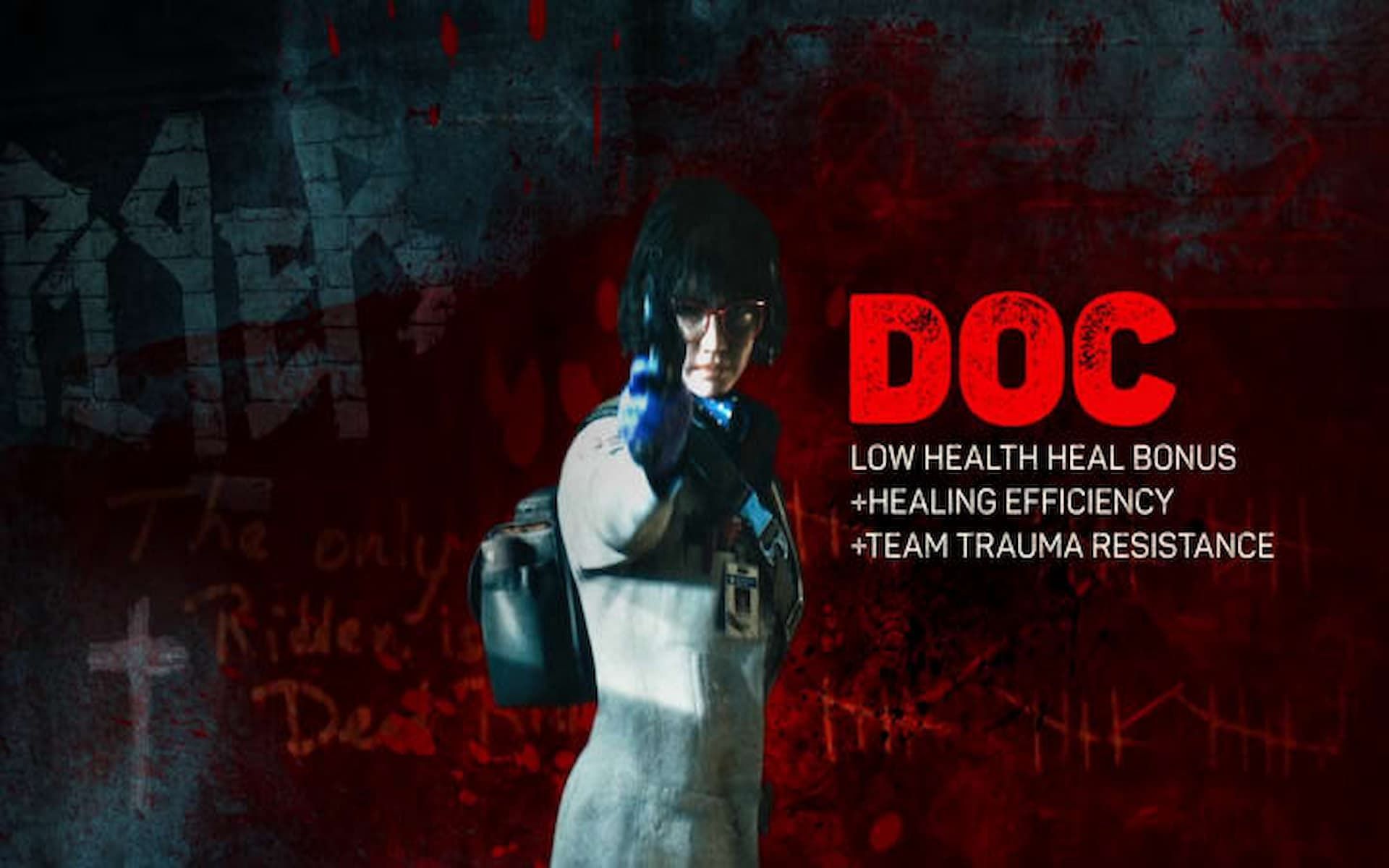 Doc in Back 4 Blood. (Image via Turtle Rock Studios)