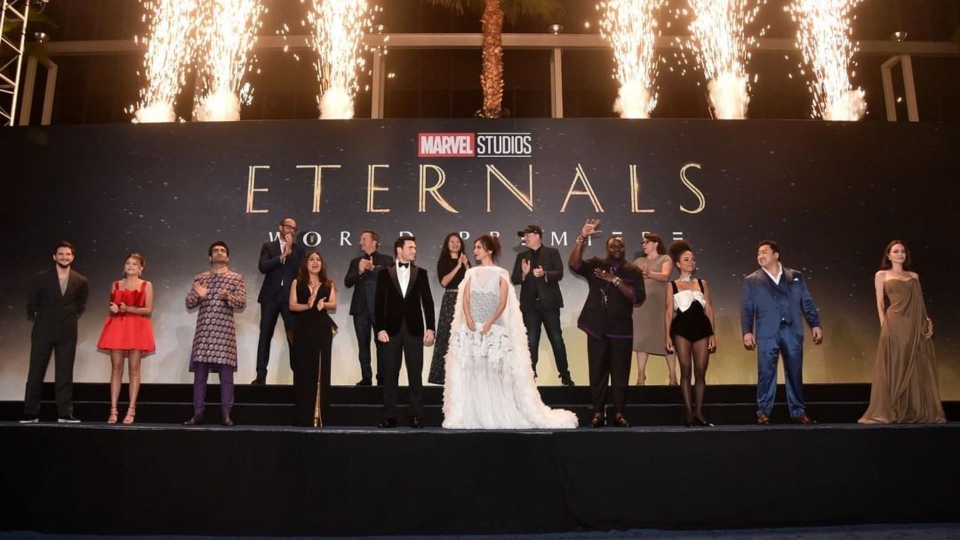 A still of the cast members of The Eternals (Image via marvel/Instagram)