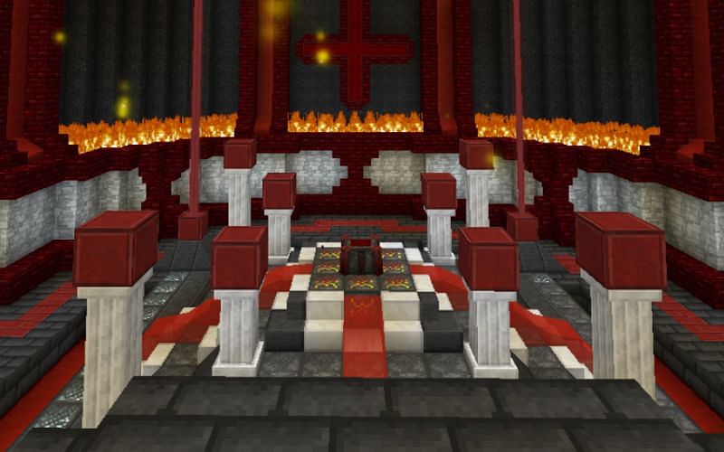 An image of the blood magic mod in action.(Image via Mojang).