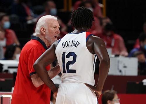 Jrue Holiday during the United States Tokyo 2021 campaign