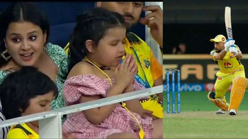 IPL 2021: Photo of Ziva Singh Dhoni praying for CSK's win against DC goes viral