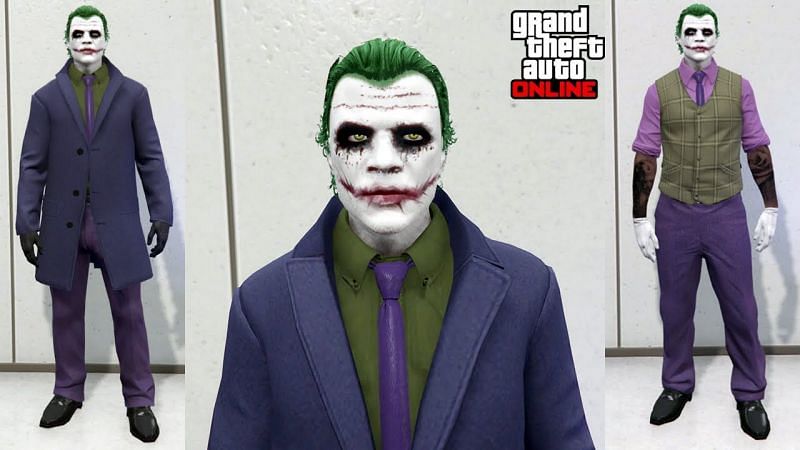 The Joker in GTA Online (Image via Pinwino Feo, YouTube)