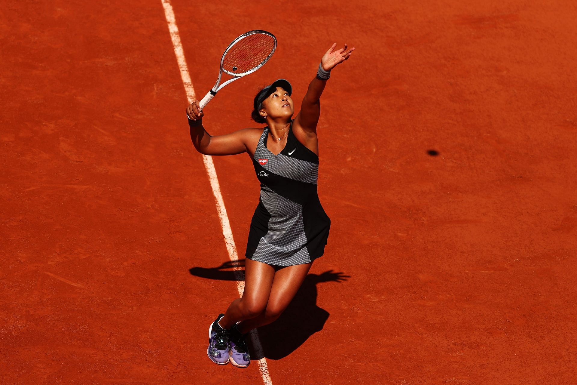 Naomi Osaka at the 2021 French Open - Day One