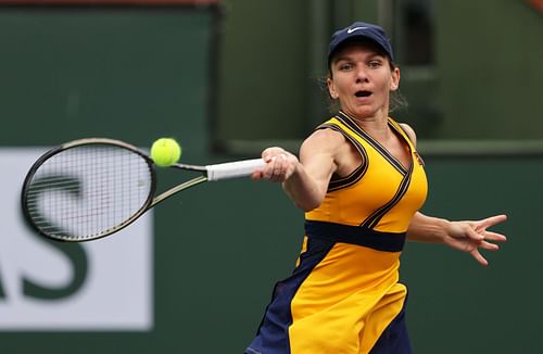 Simona Halep at the BNP Paribas Open - Day 5