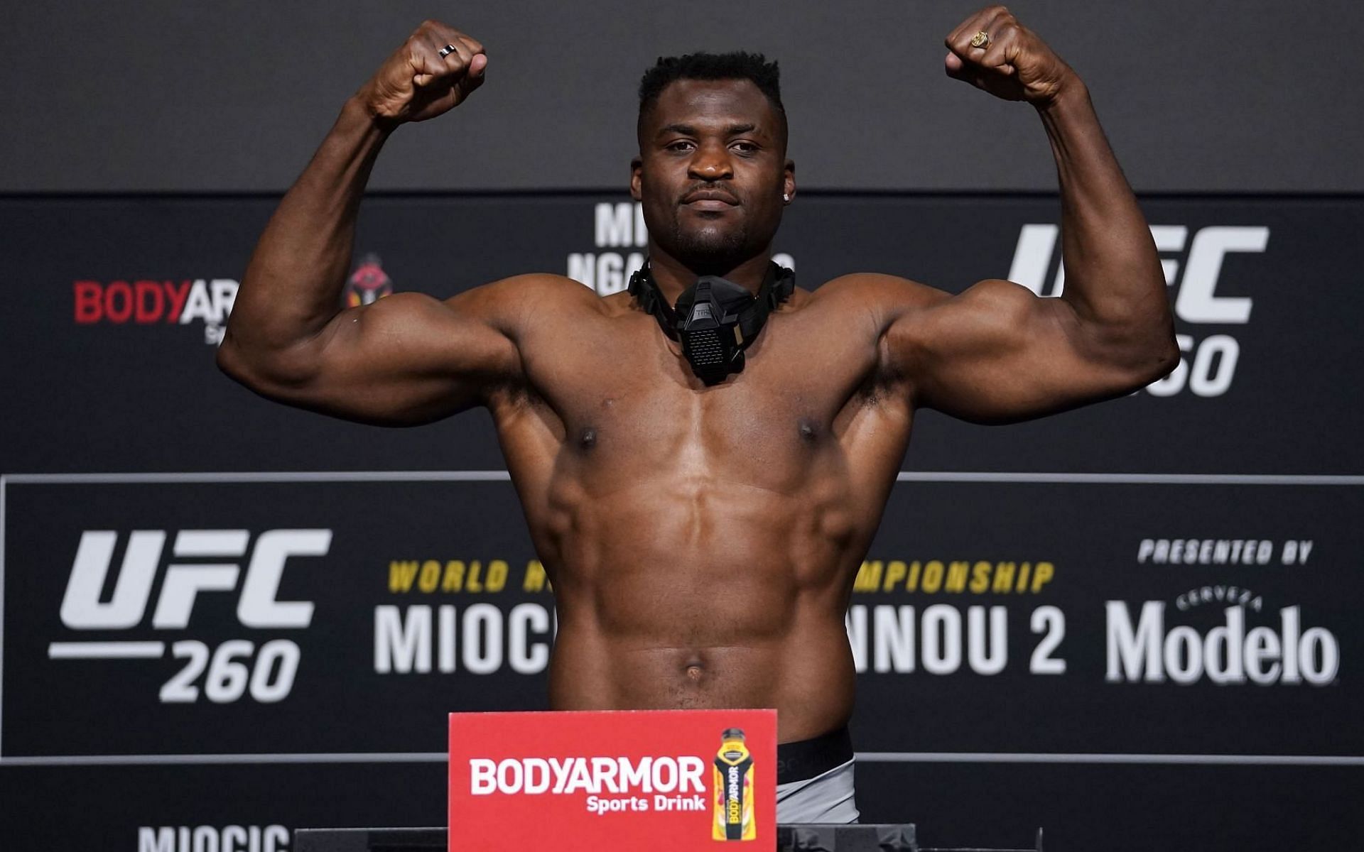 Francis Ngannou is the reigning UFC heavyweight champion