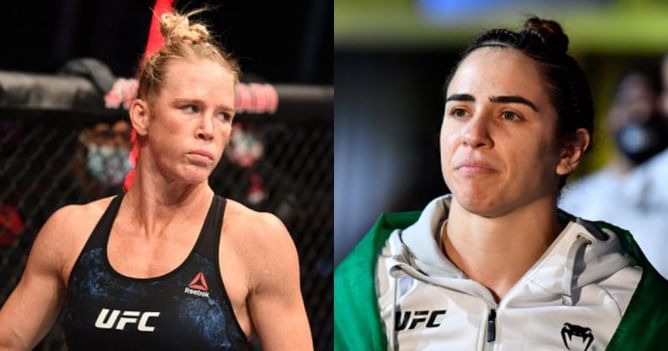Holly Holm has reportedly withdrawn from her UFC Fight Night 195 main event bout against Norma Dumont due to injury, Aspen Ladd to step in