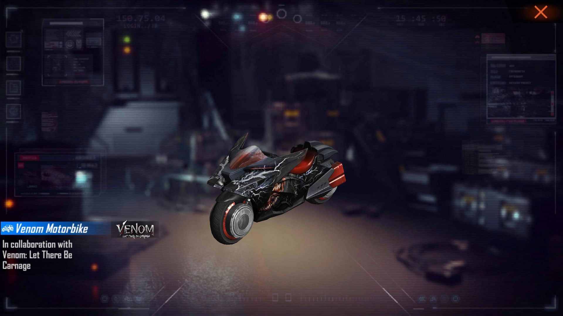 The Venom Motorbike will be available until 24 October (Image via Free Fire)