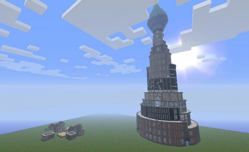 Height tower (Image via Minecraft)