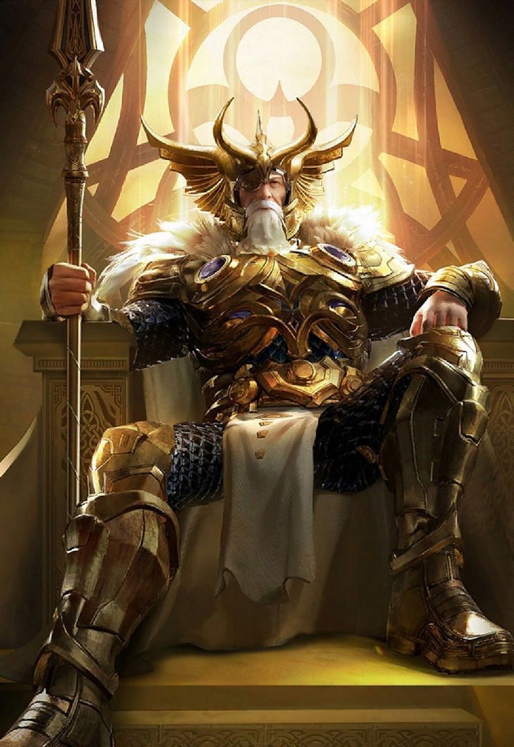 Odin can defeat the Cubes in Fortnite (Image via Marvel)