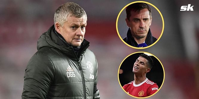 “You have to win with Cristiano Ronaldo" - Gary Neville claims Solskjaer would be 'gone by now' a few years ago, says Manchester United have to win silverware this season