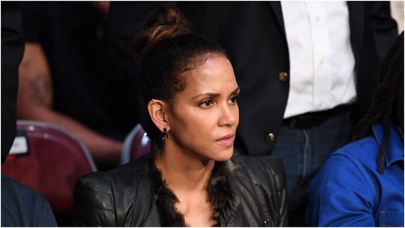Halle Berry is seen in attendance during the UFC 247 event at Toyota Center. (Image via Getty Images)