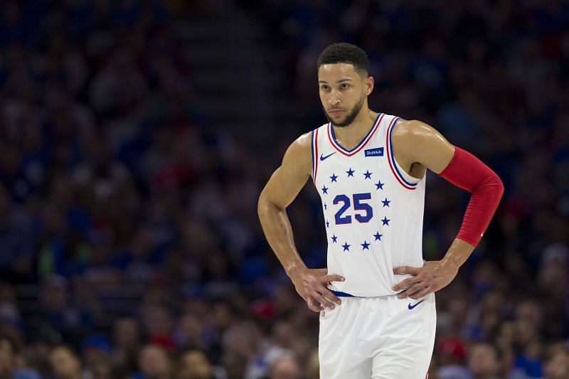 Ben Simmons of the Philadelphia 76ers in the 2019 NBA playoffs
