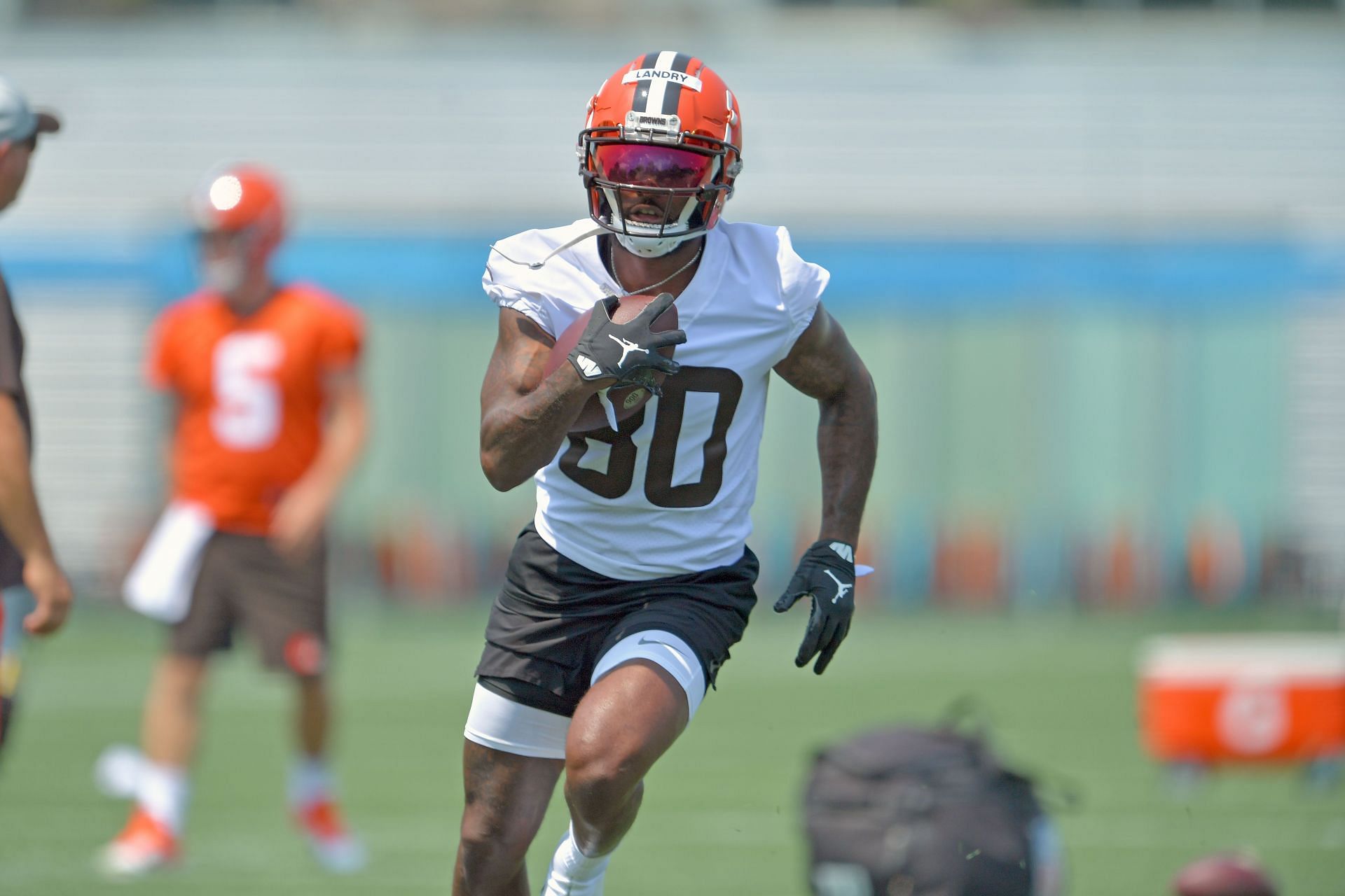 Cleveland Browns WR Jarvis Landry at Training Camp
