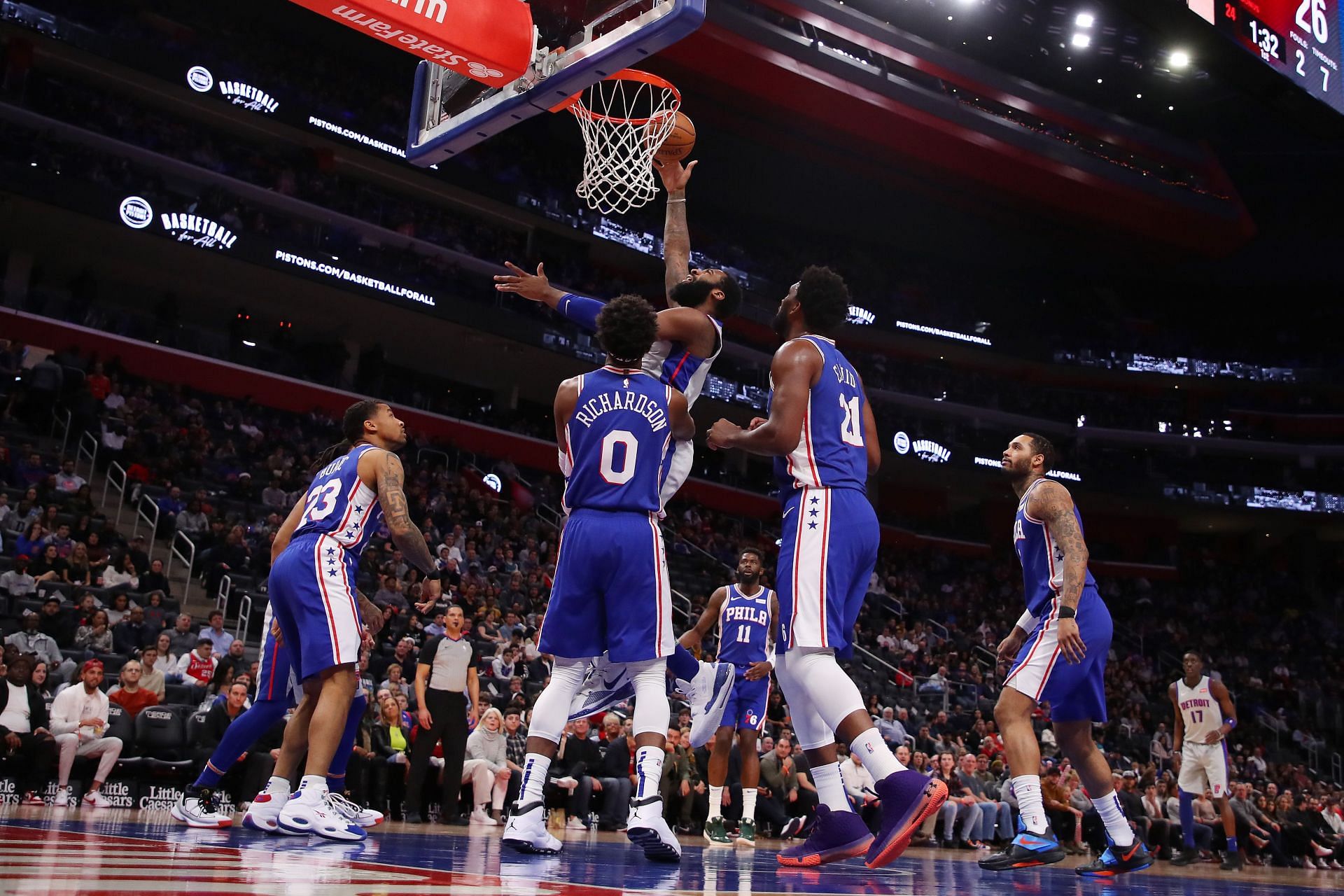 Philadelphia 76ers vs Detroit Pistons