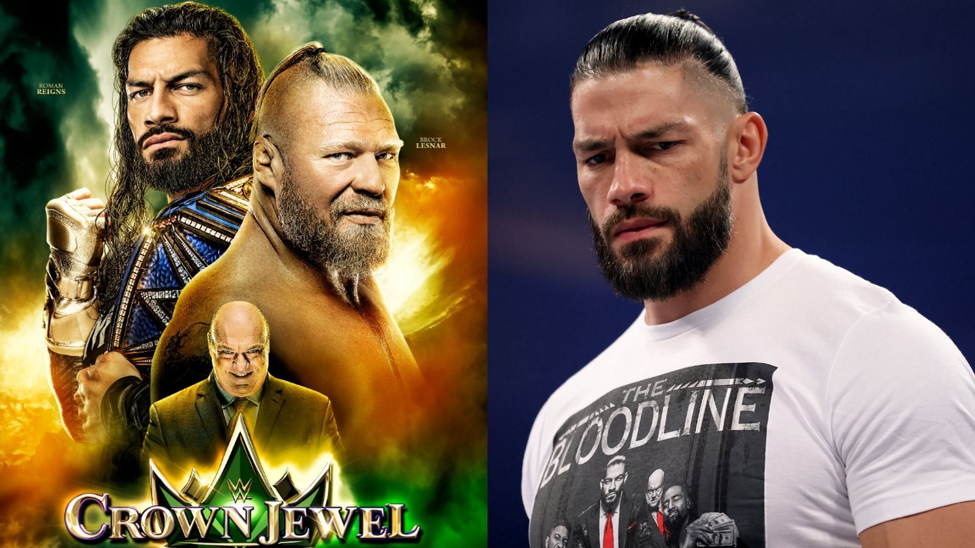 Roman Reigns will go one-on-one against Brock Lesnar at WWE Crown Jewel 2021