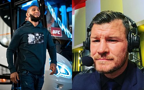 Khamzat Chimaev (left), Michael Bisping (right) [Images courtesy: @khamzat_chimaev @mikebisping on Instagram]