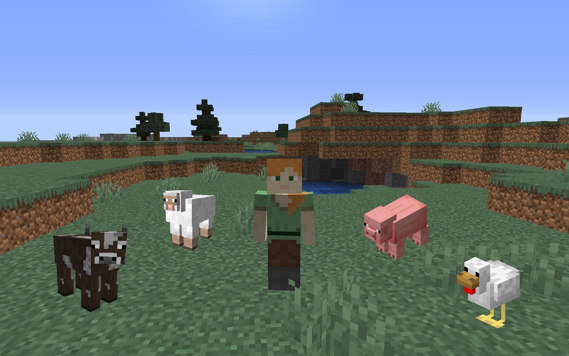 Minecraft Passive mobs (Image via Mojang)