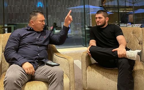 Javier Mendez and Khabib Nurmagomedov via Instagram @khabib_nurmagomedov