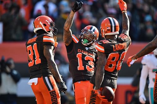 Cleveland Browns WRs Odell Beckham Jr. and Jarvis Landry