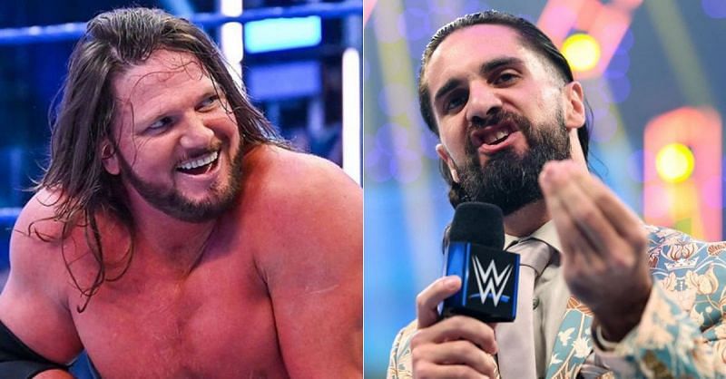 AJ Styles and Seth Rollins were both drafted to RAW
