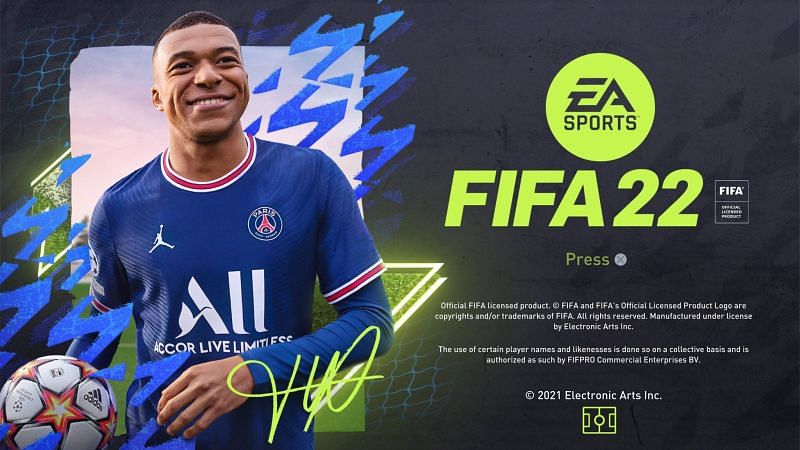 Kylian Mbappe was once again the cover star for this year&#039;s game (Image via Electronic Arts)