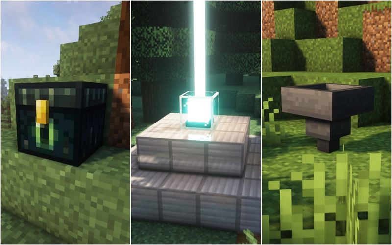 Game-changing blocks (Image via Minecraft)