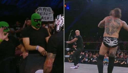 Penta was lured out by two men in Los Super Ranas masks