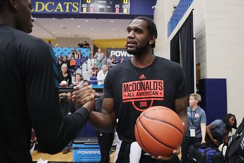 Greg Oden at 2019 Powerade Jam Fest