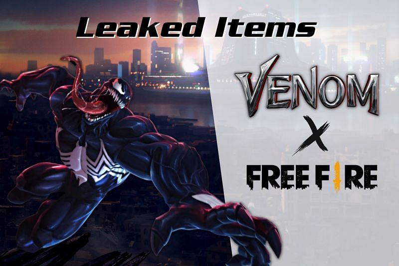 Leaked items that players can expect from the Free Fire X Venom collaboration (Image via Sportskeeda)