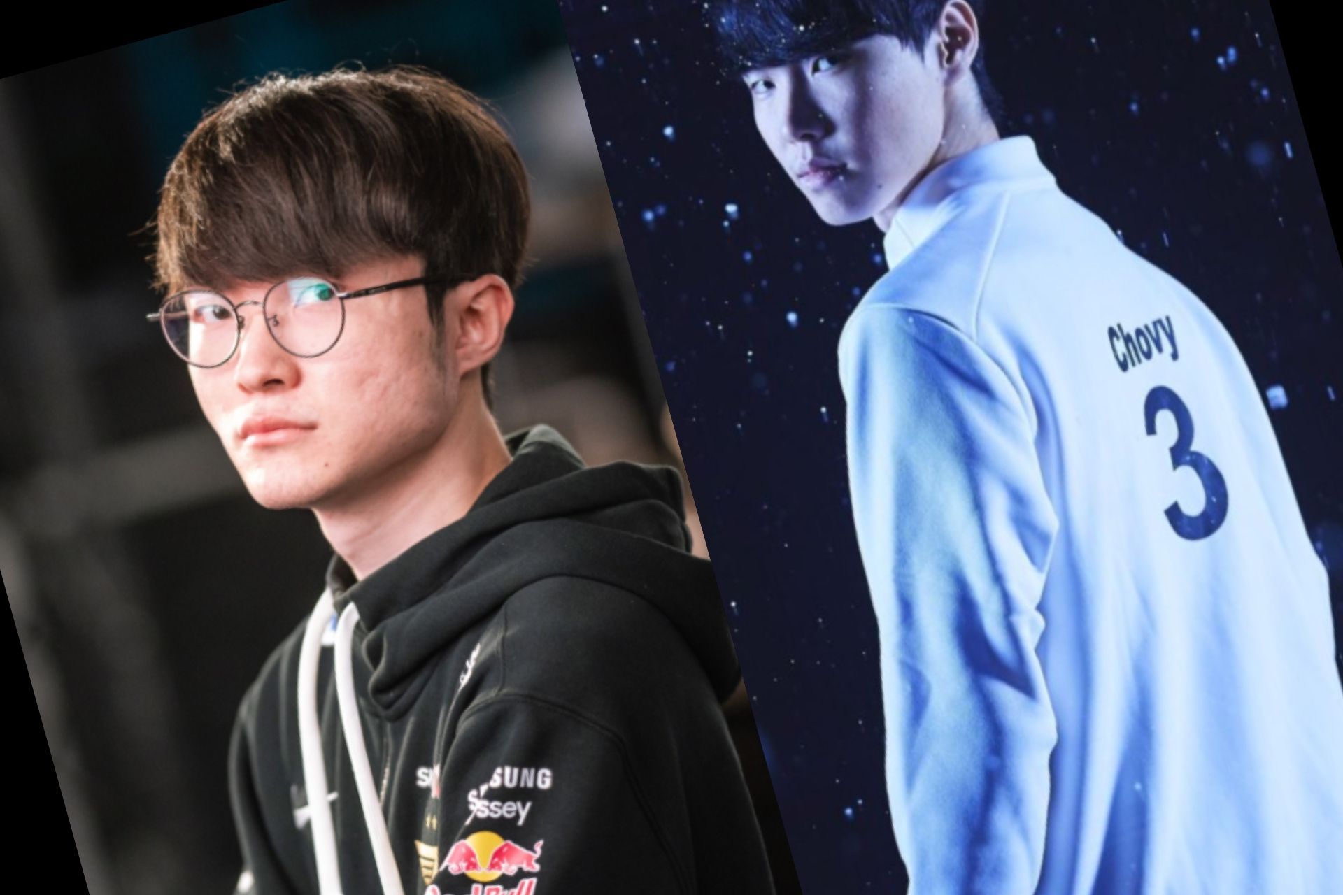 Faker vs Chovy is set to be the featured matchup in the face-off between HLE and T1 (Image via League of Legends, Edited by Sportskeeda)