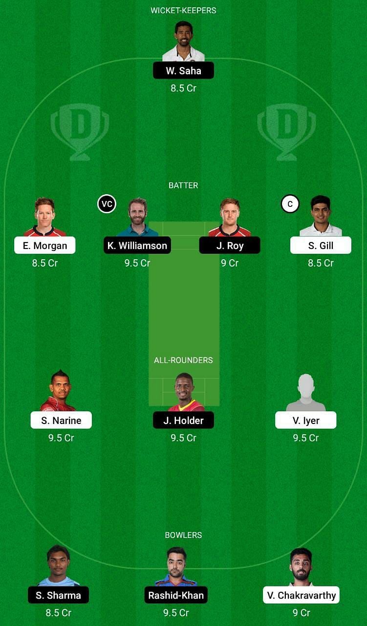 KKR vs SRH Dream11 Fantasy Tip #2