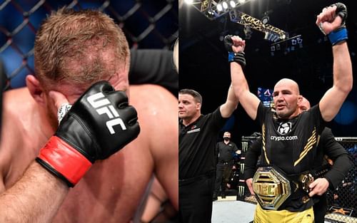 Jan Blachowicz (left). Glover Teixeira (right).