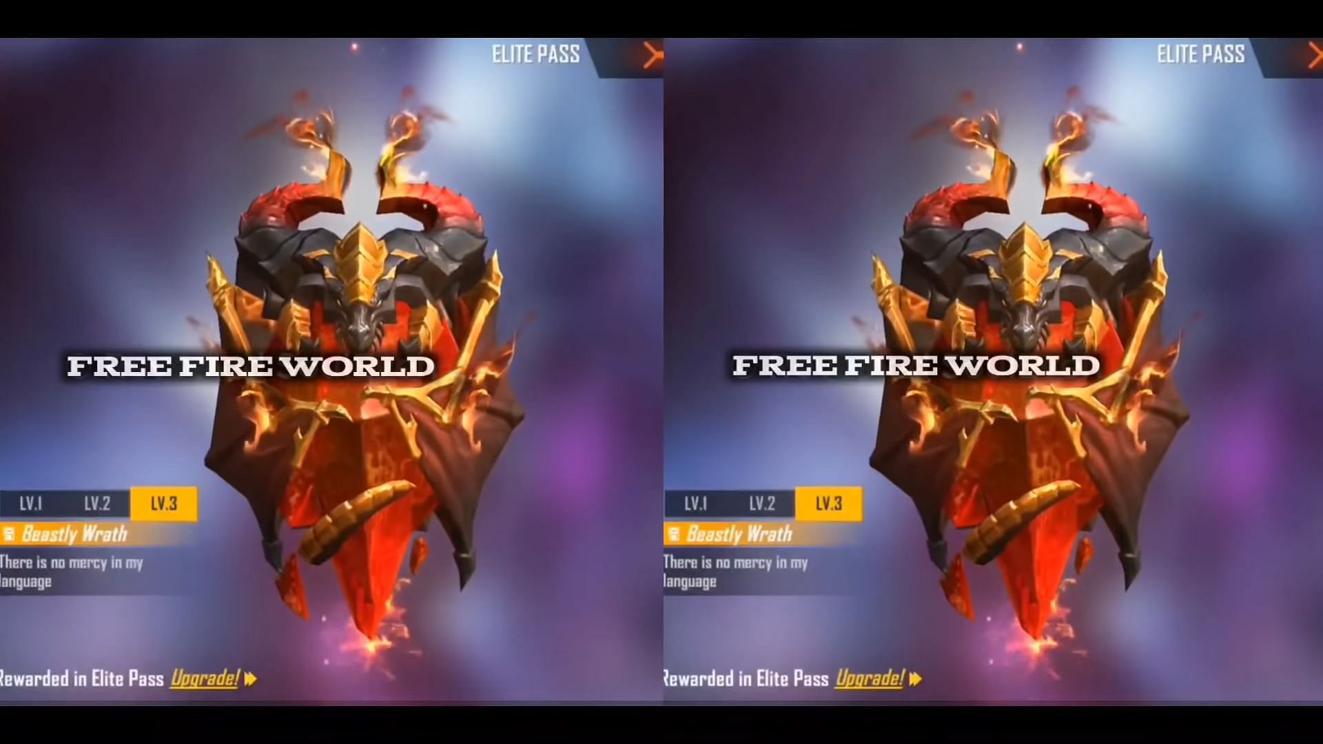 One of the leaked items (Image via Free Fire World / YouTube)