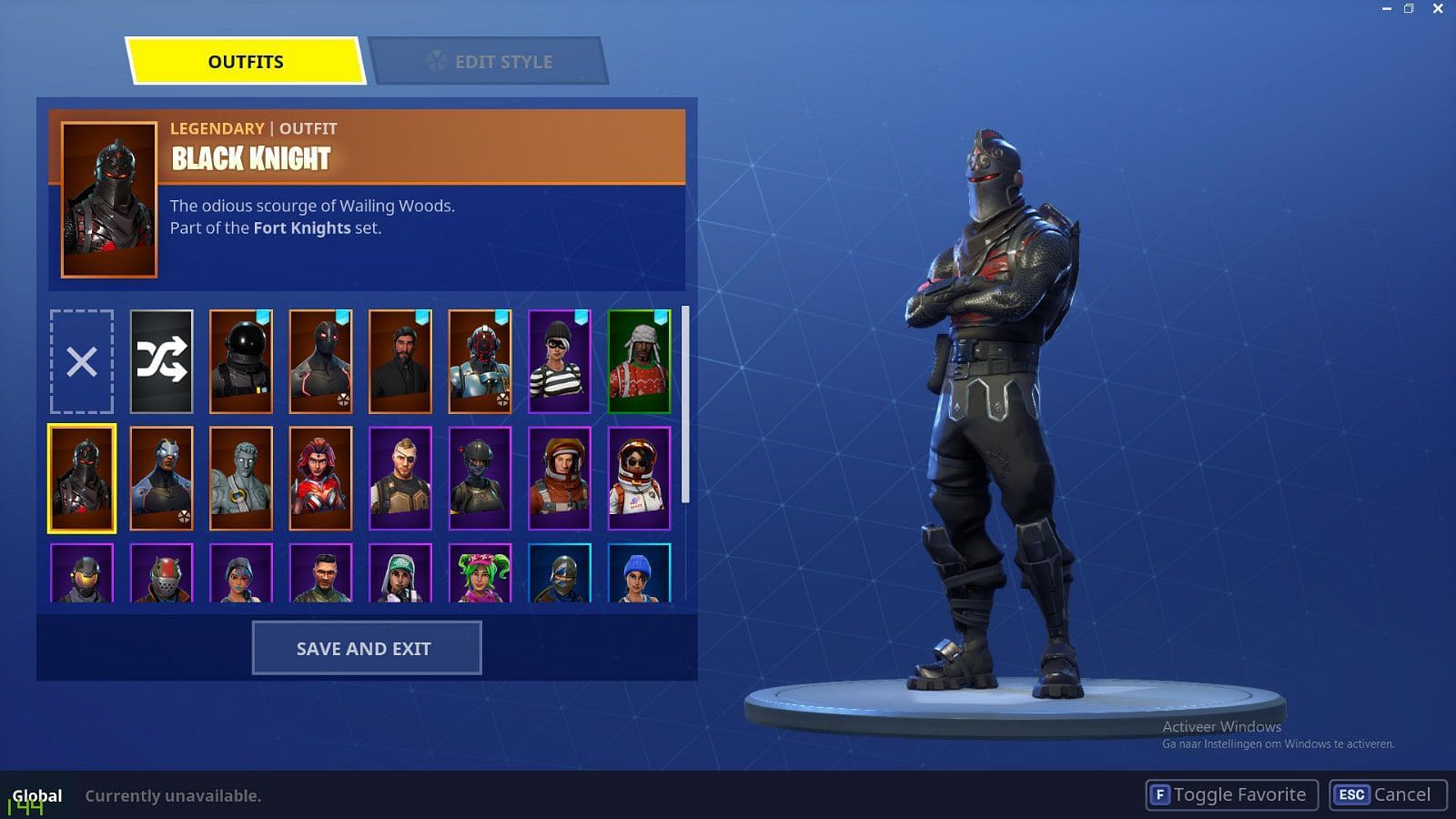 The Black Knight is probably the rarest skin in the game (Image via Epic Games)