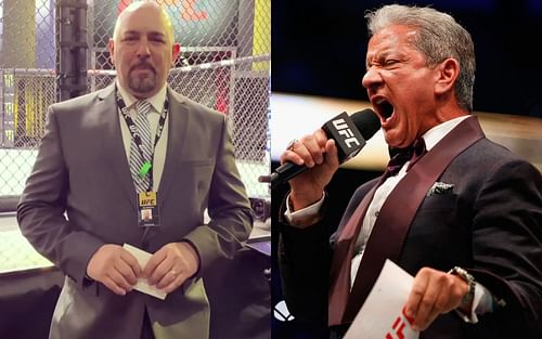 Joe Martinez (left) and Bruce Buffer (right) [Photo via @joeamartinez on Instagram]