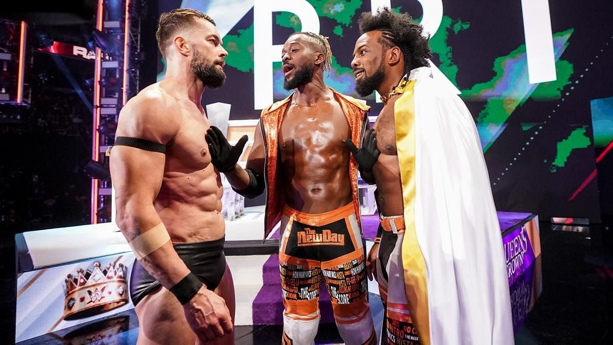 Xavier Woods and Finn Balor were separated by Kofi Kingston on RAW this week