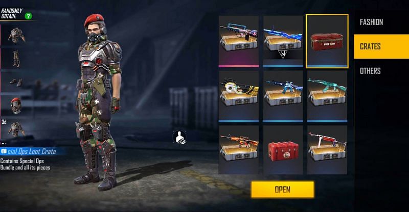 The crate is one of the rewards (Image via Free Fire)