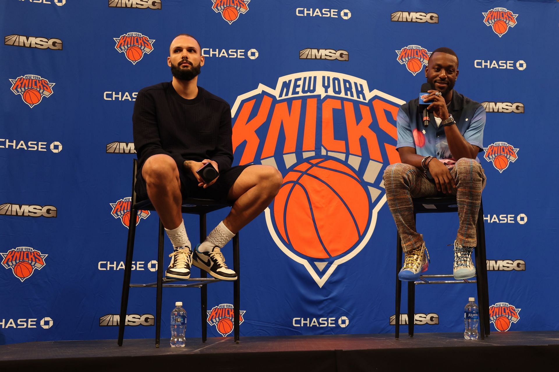 Former Boston Celtics players Kemba Walker and Evan Fournier will be key pieces for the New York Knicks this season.