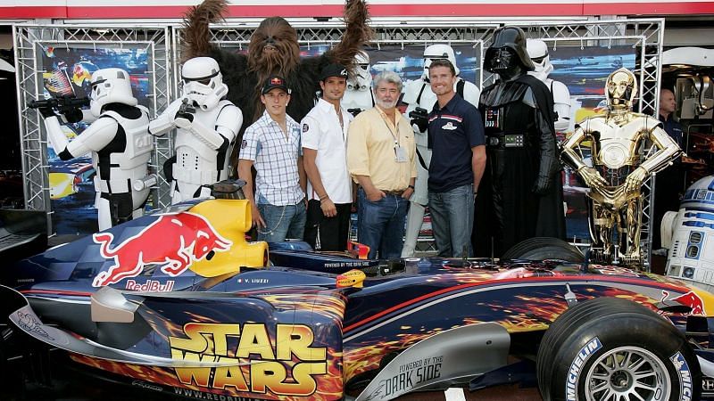 Red Bull Star Wars livery at Monaco GP 2005 Credits: F1