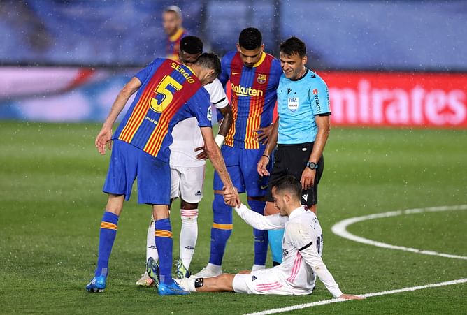 Barcelona's possible starting XI for the La Liga game against Real Madrid