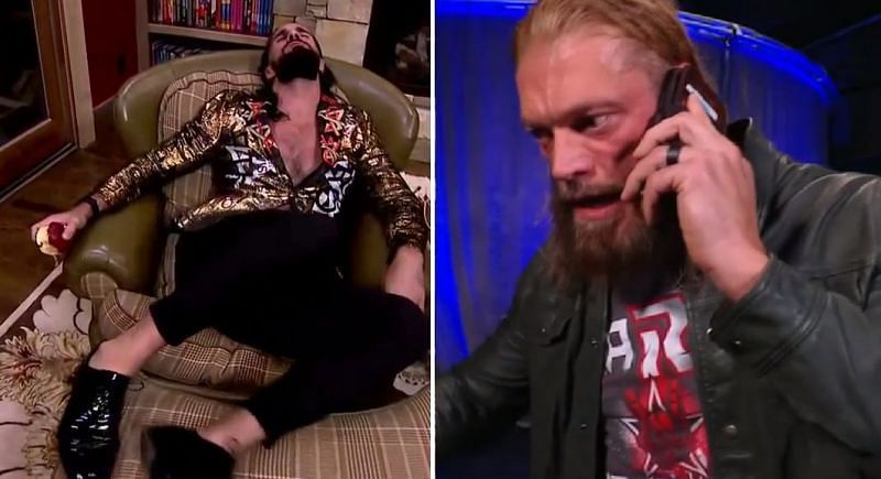 Edge called FTR to take care of Seth Rollins