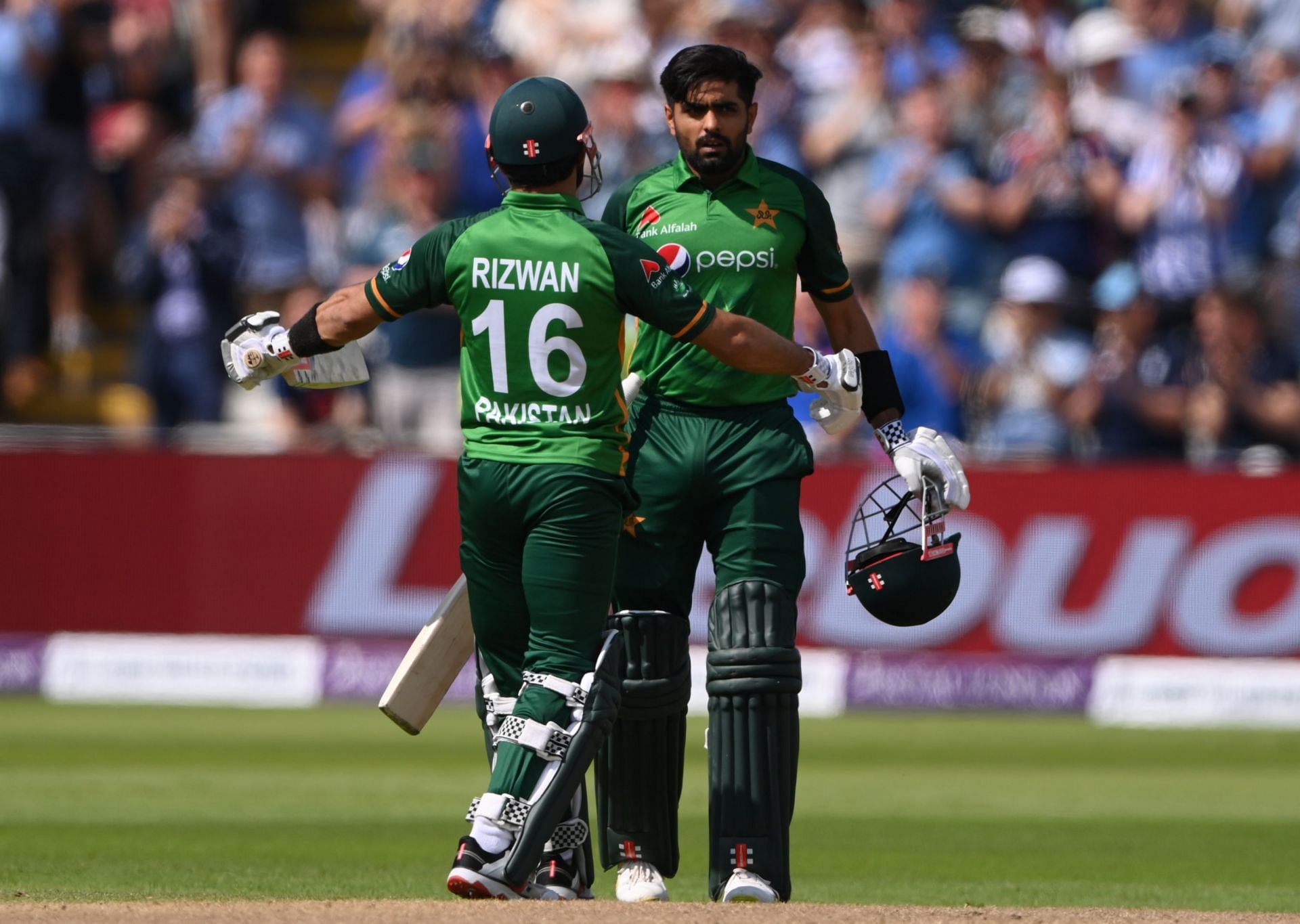Mohammad Rizwan and Babar Azam. Pic: Getty Images