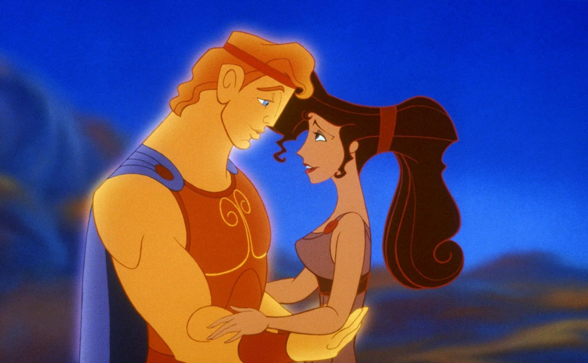 Hercules and Meg in the Disney classic (Image via POPSUGAR)