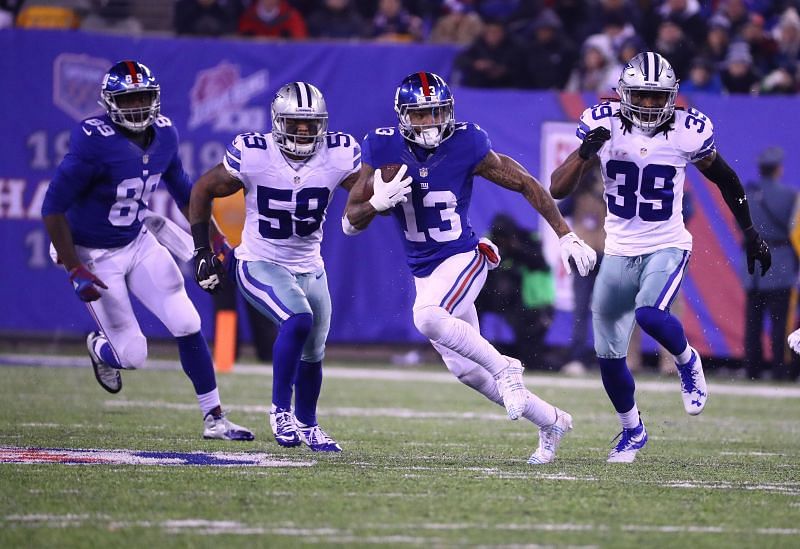 Former New York Giants wide receiver Odell Beckham vs. the Dallas Cowboys in 2016