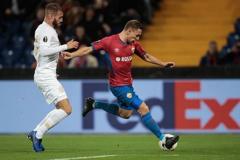 Roland Varga representing his former club in UEFA Europa League (Image via Instagram / @ futebol_chile)