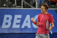 Sebastian Korda at the Delray Beach Open.