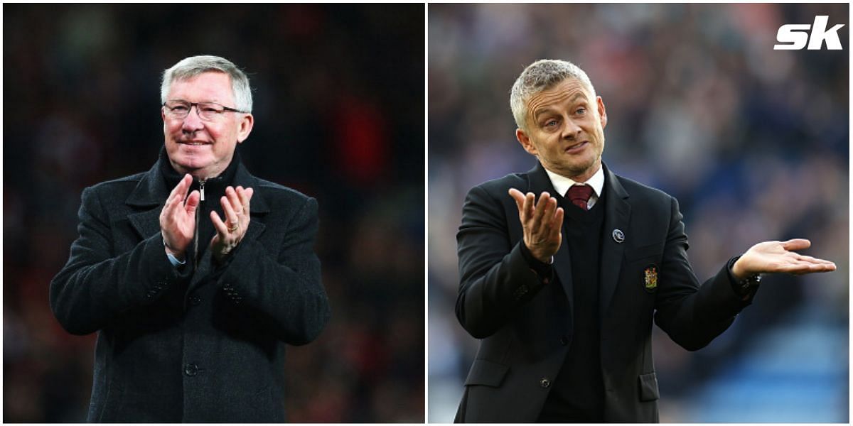 Sir Alex Ferguson (L) has picked the manager to replace Solskjaer (R) at Manchester United.