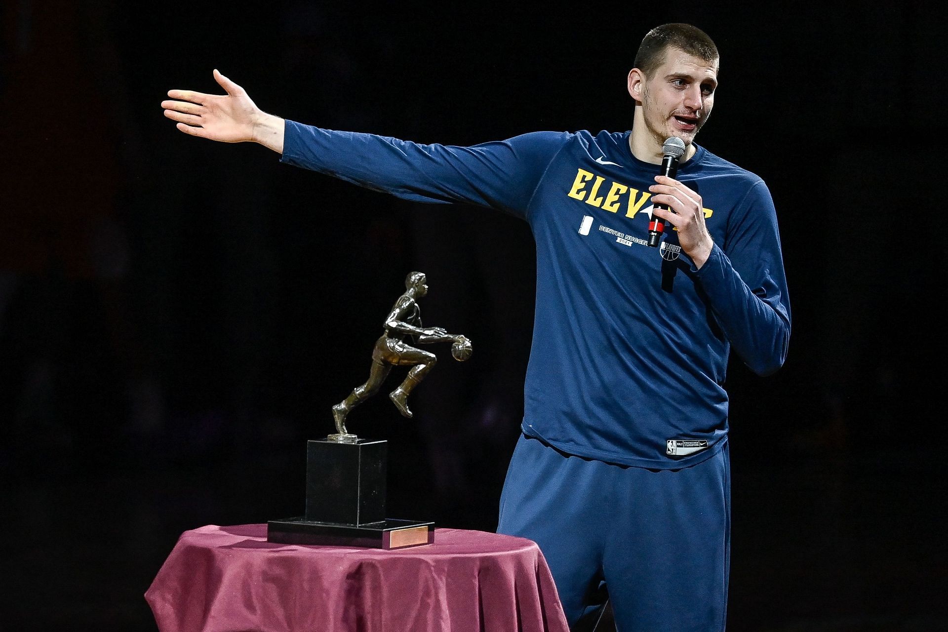 Nikola Jokic of the Denver Nuggets is the reigning NBA MVP.